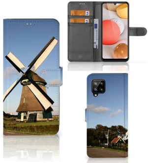 B2Ctelecom GSM Hoesje Samsung Galaxy A42 5G Mobiel Bookcase Molen