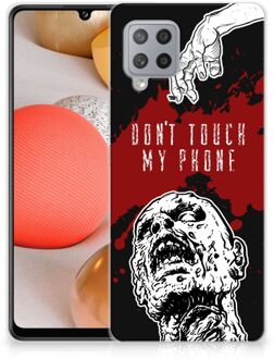 B2Ctelecom GSM Hoesje Samsung Galaxy A42 Back Case TPU Siliconen Hoesje Zombie Blood