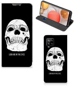 B2Ctelecom GSM Hoesje Samsung Galaxy A42 Bookcase Skull Eyes