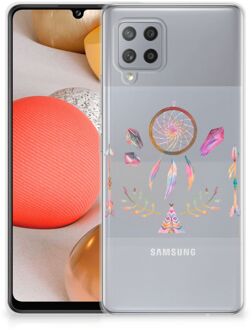 B2Ctelecom GSM Hoesje Samsung Galaxy A42 Bumper Hoesje Doorzichtig Boho Dreamcatcher