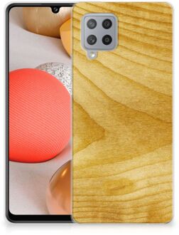 B2Ctelecom GSM Hoesje Samsung Galaxy A42 Cover Case Licht Hout