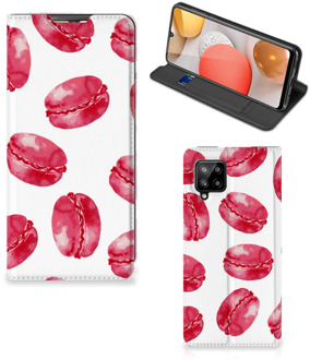 B2Ctelecom GSM Hoesje Samsung Galaxy A42 Fotohoesje ontwerpen Pink Macarons