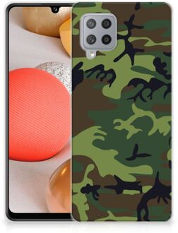 B2Ctelecom GSM Hoesje Samsung Galaxy A42 Smartphonehoesje Camouflage