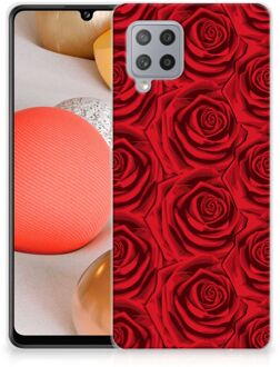 B2Ctelecom GSM Hoesje Samsung Galaxy A42 TPU Bumper Red Roses