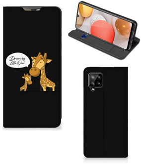 B2Ctelecom GSM Hoesje Samsung Galaxy A42 Wallet Case Giraffe