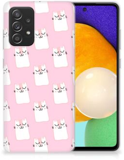 B2Ctelecom GSM Hoesje Samsung Galaxy A52 (5G/4G) Beschermhoesje Sleeping Cats