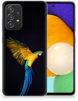 B2Ctelecom GSM Hoesje Samsung Galaxy A52 (5G/4G) Bumper Hoesje Papegaai