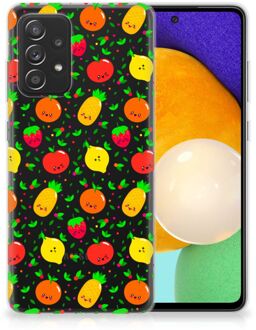 B2Ctelecom GSM Hoesje Samsung Galaxy A52 (5G/4G) TPU Bumper Doorzichtig Fruits