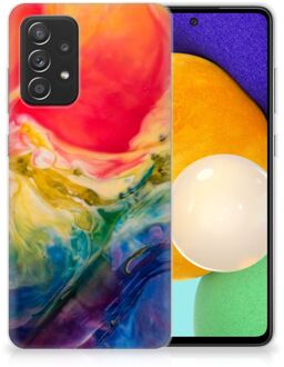 B2Ctelecom GSM Hoesje Samsung Galaxy A52 (5G/4G) TPU Bumper Watercolor Dark