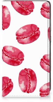 B2Ctelecom GSM Hoesje Samsung Galaxy A52 Fotohoesje ontwerpen Pink Macarons