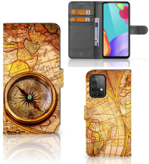 B2Ctelecom GSM Hoesje Samsung Galaxy A52 Magnet Case Kompas