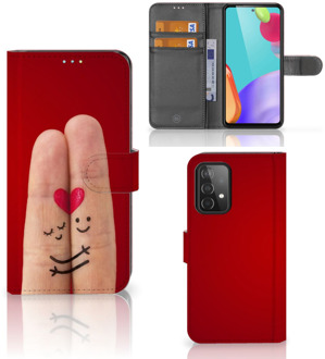 B2Ctelecom GSM Hoesje Samsung Galaxy A52 Wallet Book Case Cadeau voor haar Liefde