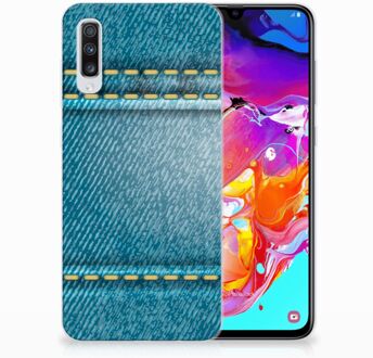 B2Ctelecom GSM Hoesje Samsung Galaxy A70 Design Jeans