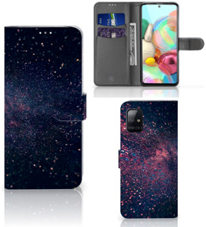 B2Ctelecom GSM Hoesje Samsung Galaxy A71 Flip Cover Stars