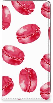 B2Ctelecom GSM Hoesje Samsung Galaxy A71 Fotohoesje ontwerpen Pink Macarons