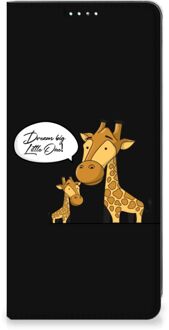 B2Ctelecom GSM Hoesje Samsung Galaxy A71 Wallet Case Giraffe