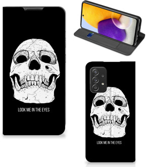 B2Ctelecom GSM Hoesje Samsung Galaxy A72 (5G/4G) Bookcase Skull Eyes