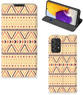 B2Ctelecom GSM Hoesje Samsung Galaxy A72 (5G/4G) Wallet Bookcase Aztec Yellow