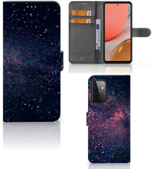 B2Ctelecom GSM Hoesje Samsung Galaxy A72 Flip Cover Stars