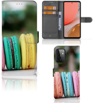 B2Ctelecom GSM Hoesje Samsung Galaxy A72 Flipcover Maken Macarons