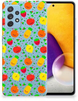 B2Ctelecom GSM Hoesje Samsung Galaxy A72 TPU Bumper Doorzichtig Fruits