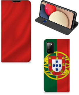 B2Ctelecom GSM Hoesje Samsung Galaxy M02s | A02s Bookcase Portugese Vlag