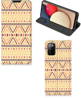 B2Ctelecom GSM Hoesje Samsung Galaxy M02s | A02s Wallet Bookcase Aztec Yellow