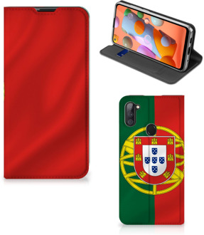 B2Ctelecom GSM Hoesje Samsung Galaxy M11 | A11 Bookcase Portugese Vlag