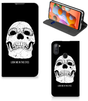 B2Ctelecom GSM Hoesje Samsung Galaxy M11 | A11 Bookcase Skull Eyes