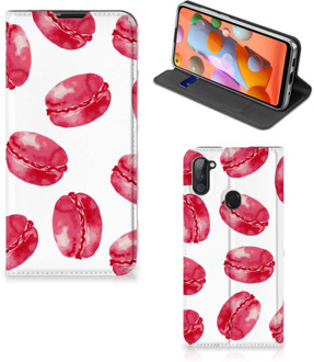 B2Ctelecom GSM Hoesje Samsung Galaxy M11 | A11 Fotohoesje ontwerpen Pink Macarons