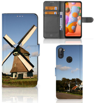 B2Ctelecom GSM Hoesje Samsung Galaxy M11 | A11 Mobiel Bookcase Molen