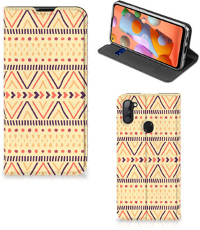 B2Ctelecom GSM Hoesje Samsung Galaxy M11 | A11 Wallet Bookcase Aztec Yellow