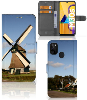 B2Ctelecom GSM Hoesje Samsung Galaxy M21 Mobiel Bookcase Molen