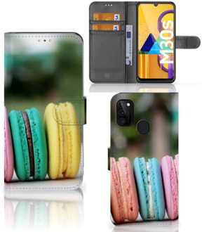 B2Ctelecom GSM Hoesje Samsung Galaxy M21 Mobiel Hoesje Maken Macarons