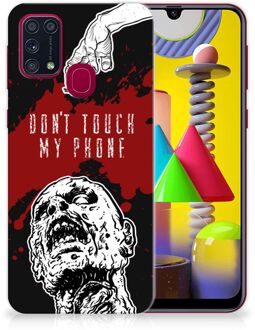 B2Ctelecom GSM Hoesje Samsung Galaxy M31 Back Case TPU Siliconen Hoesje Zombie Blood