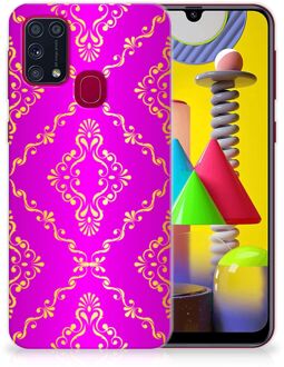 B2Ctelecom GSM Hoesje Samsung Galaxy M31 Beschermhoesje Barok Roze