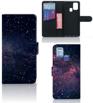 B2Ctelecom GSM Hoesje Samsung Galaxy M31 Flip Cover Stars