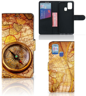 B2Ctelecom GSM Hoesje Samsung Galaxy M31 Magnet Case Kompas