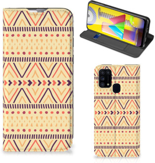 B2Ctelecom GSM Hoesje Samsung Galaxy M31 Wallet Bookcase Aztec Yellow