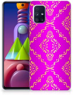 B2Ctelecom GSM Hoesje Samsung Galaxy M51 Beschermhoesje Barok Roze