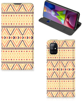 B2Ctelecom GSM Hoesje Samsung Galaxy M51 Wallet Bookcase Aztec Yellow