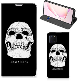 B2Ctelecom GSM Hoesje Samsung Galaxy Note 10 Lite Bookcase Skull Eyes