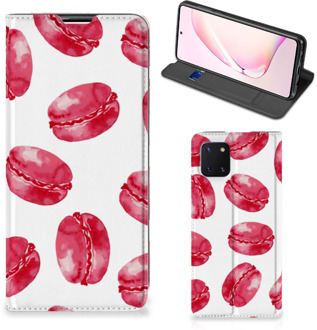 B2Ctelecom GSM Hoesje Samsung Galaxy Note 10 Lite Fotohoesje ontwerpen Pink Macarons