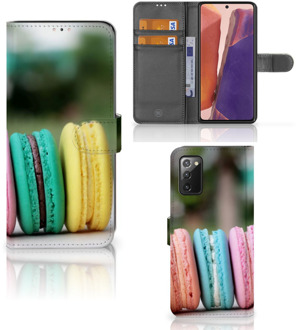 B2Ctelecom GSM Hoesje Samsung Galaxy Note 20 Flipcover Maken Macarons