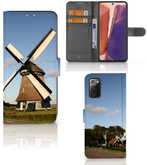 B2Ctelecom GSM Hoesje Samsung Galaxy Note 20 Mobiel Bookcase Molen