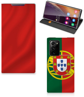 B2Ctelecom GSM Hoesje Samsung Galaxy Note 20 Ultra Bookcase Portugese Vlag