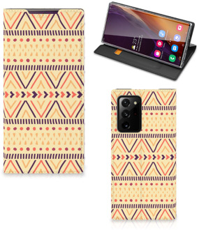 B2Ctelecom GSM Hoesje Samsung Galaxy Note 20 Ultra Wallet Bookcase Aztec Yellow