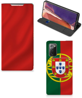 B2Ctelecom GSM Hoesje Samsung Galaxy Note20 Bookcase Portugese Vlag