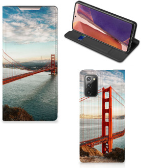 B2Ctelecom GSM Hoesje Samsung Galaxy Note20 Smartphonehoesje met naam San Francisco