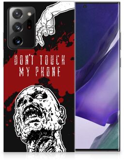 B2Ctelecom GSM Hoesje Samsung Galaxy Note20 Ultra Back Case TPU Siliconen Hoesje Zombie Blood